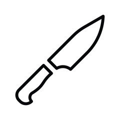 Knife cuter icon