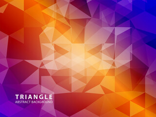 Vector of modern abstract triangular background - Vector