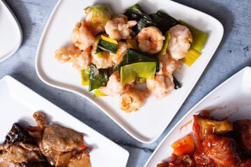 Chinese cuisine dishes