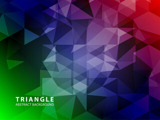 Vector of modern abstract triangular background - Vector