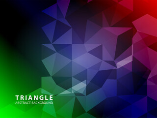 Vector of modern abstract triangular background - Vector