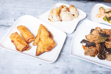 Chinese cuisine dishes