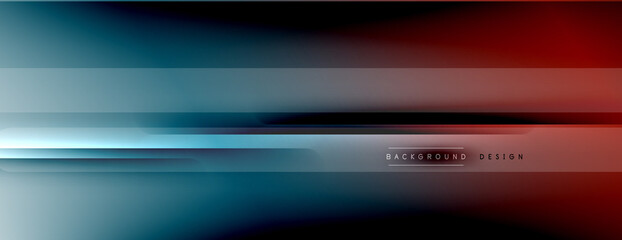 Abstract background - lines composition created with lights and shadows. Technology or business digital template. Trendy simple fluid color gradient abstract background with dynamic