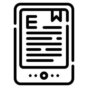 ebooks line icon