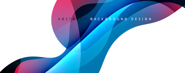 Trendy simple fluid color gradient abstract background with dynamic wave line effect. Vector Illustration For Wallpaper, Banner, Background, Card, Book Illustration, landing page