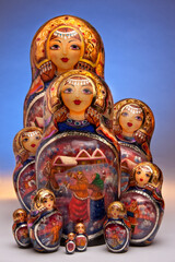 Russian Matryoshka Doll Set