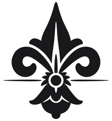 Art Deco style graphic. Vector illustration of an Art Deco style symbol.