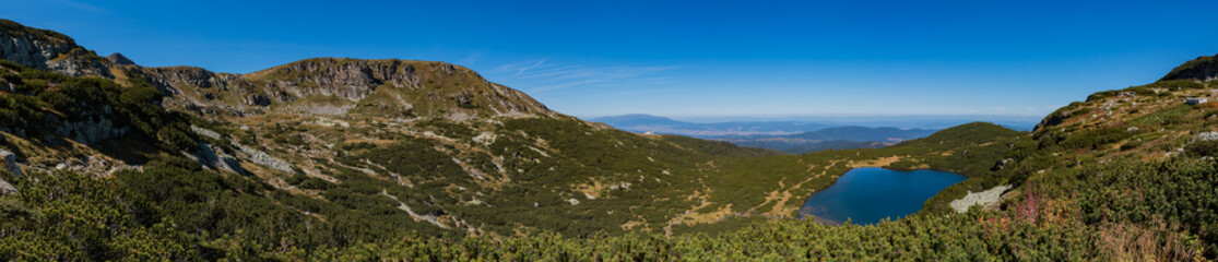 Fototapeta na wymiar Rila National Park Landscape Panorama