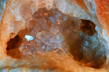quartz crystals in nature druse gem gemstone
