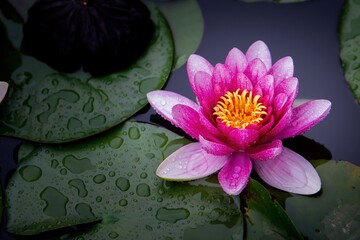 lotus on the water