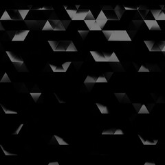 black and white triangulated geometry 3d background