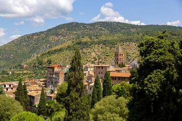 Fototapeta na wymiar A beautiful view of Villa d'Este in Tivoli