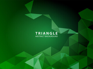 Fototapeta premium Vector of modern abstract triangular background - Vector