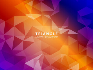 Vector of modern abstract triangular background - Vector