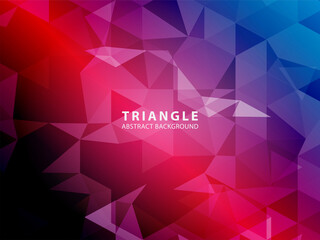 Vector of modern abstract triangular background - Vector