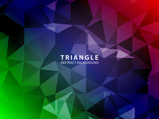 Fototapeta premium Vector of modern abstract triangular background - Vector