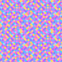 Seamless pattern. Multicolored background. Abstract geometric wallpaper of the surface. Bright colors. Print for polygraphy, t-shirts and textiles. Pretty texture. Doodle for design