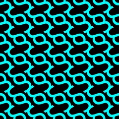 Bright modern seamless pattern. Geometric art style surface print. Repeated striped shapes