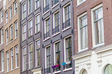 Architectural detail in Amsterdam, the Netherlands