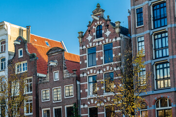 Fototapeta premium Architectural detail in Amsterdam, the Netherlands