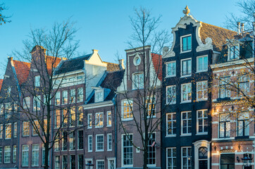Obraz premium Architectural detail in Amsterdam, the Netherlands