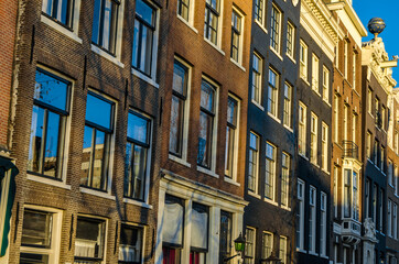 Fototapeta premium Architectural detail in Amsterdam, the Netherlands