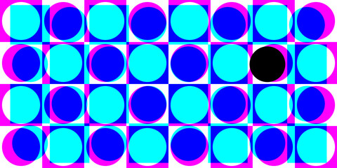 Creative minimalist contemporary art illustration, wall decoration, postcards, stickers, icons, brochure cover design. Playful composition of geometric shapes and lines. Traditional printing inspired.