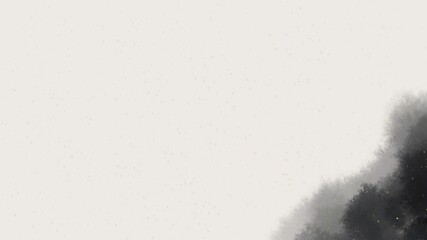 和紙に墨と金で模様を付けた背景素材　白黒