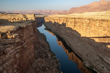 The Colorado River in Navajo Bridge Interpretive Center, Arizona