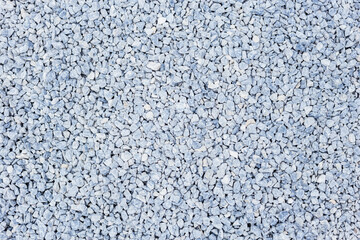 Grey Granite Chipping. Crushed Stones Background copy space. Macro Photo of Crushed Rock Texture	