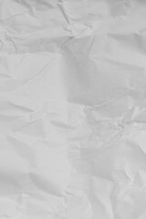 crumpled white paper textured background
