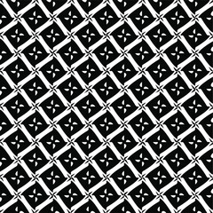 
Seamless vector pattern in geometric ornamental style. Black and white pattern.