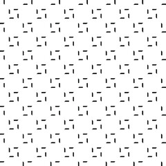 eamless vector pattern in geometric ornamental style. Black and white pattern.
