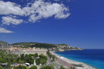 Obraz premium Baie de Nice côte d'azur