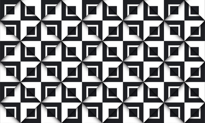 Geometric groovy pattern abstract simple design
