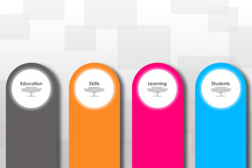 2D Digital Abstract Business Networking background
