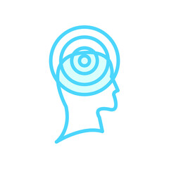 Illustration Vector Graphic of Head icon