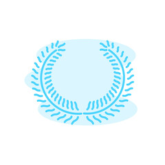 Illustration Vector Graphic of Laurel Wreath icon