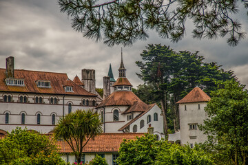Cistercian Monestry, Caldey Island, Pembrokeshire, Wales, UK