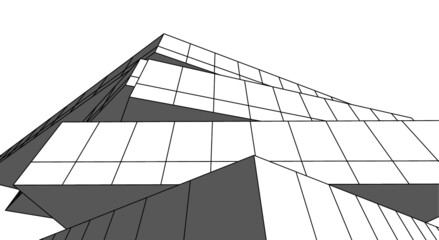 Fototapeta premium abstract architecture vector design