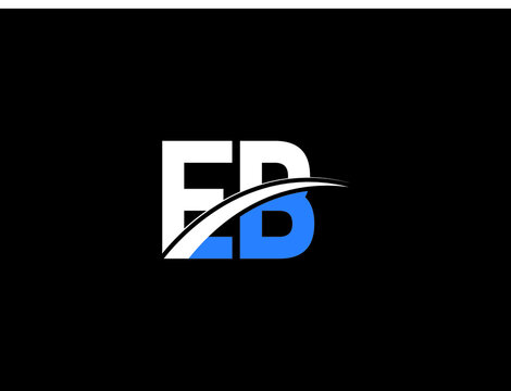 Letter EB Logo, creative eb logo icon vector image design for your business