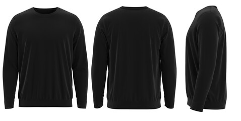 3D rendered Long-sleeve Round neck sweatshirt