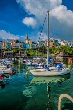 Tenby Harbour, Wales, UK