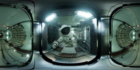 VR360 interior of Space Station