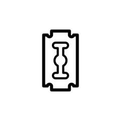 razor blade icon vector design trendy