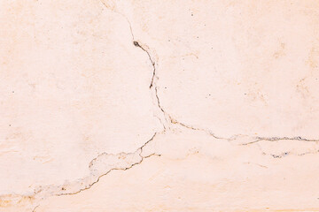 Damaged wall close up