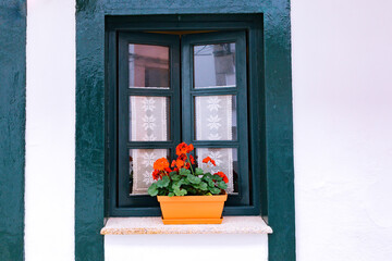 Fototapeta na wymiar Beautiful traditional window
