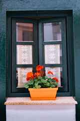 Fototapeta na wymiar Beautiful traditional window