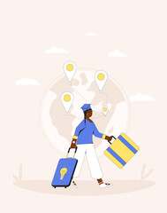 Brain drain. International migration.