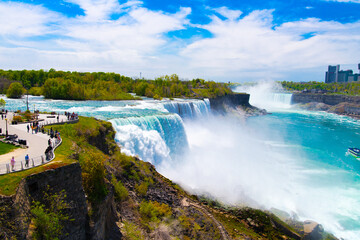 Fototapeta premium beautiful view of niagara falls